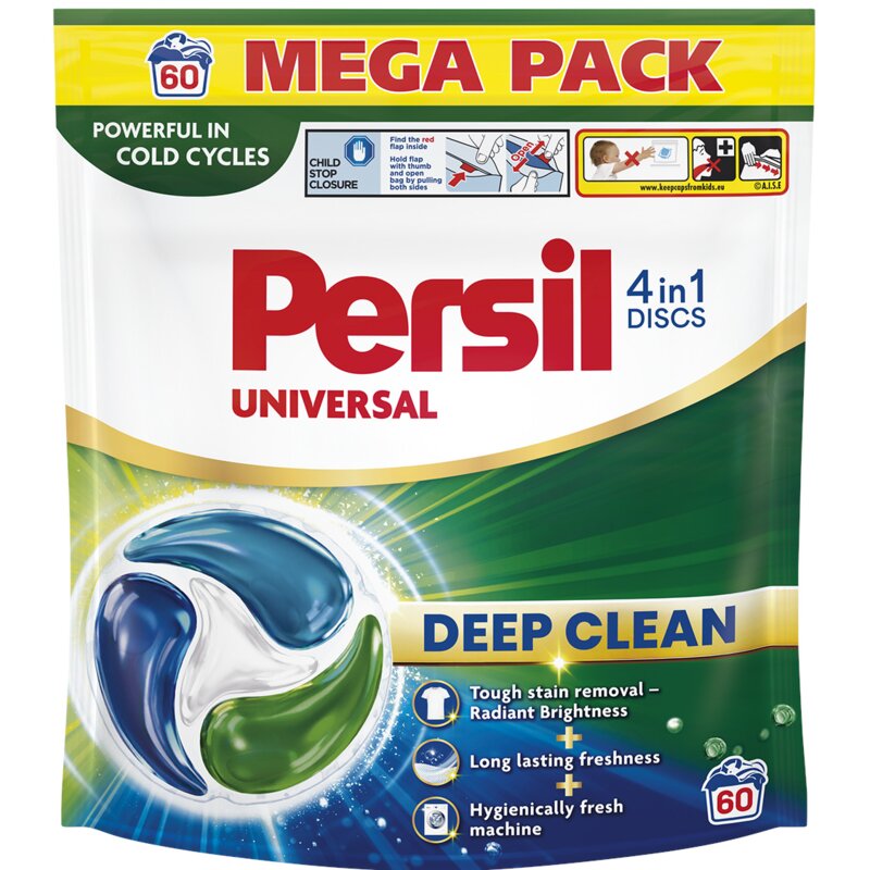 Kapsułki do prania PERSIL Discs 4 in 1 Universal - 60 szt.