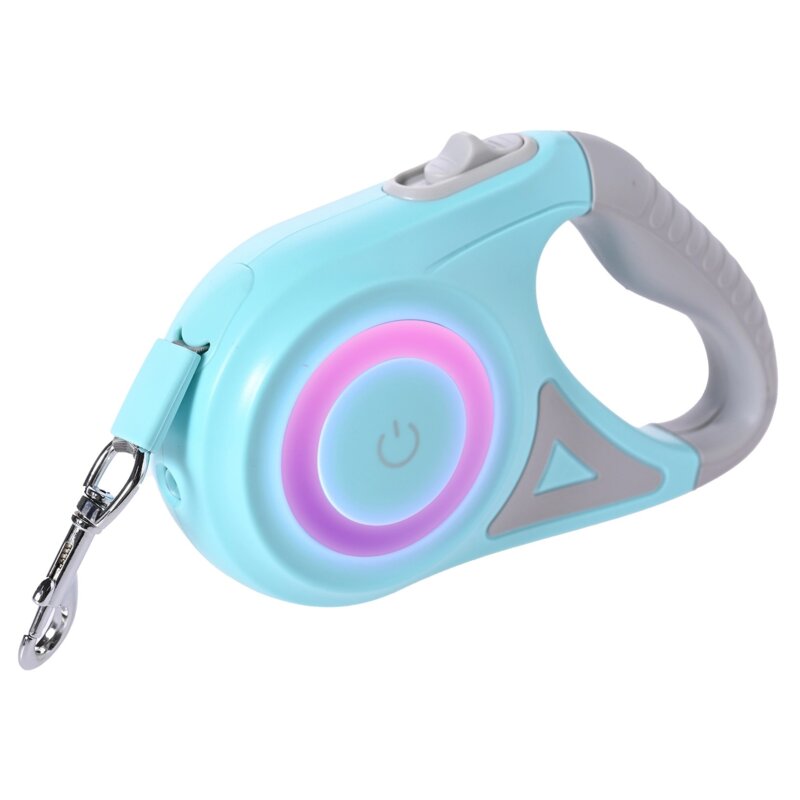 Smycz PUPILPLANET (5 m - 30 kg) YY20240613056-57 Miętowo-szary
