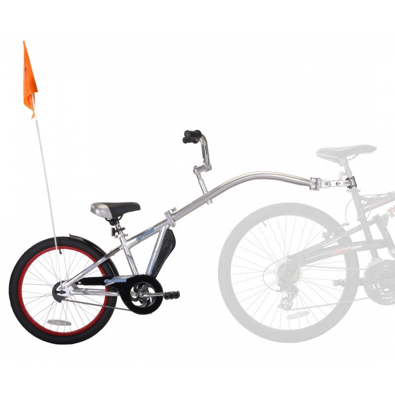 Przyczepka rowerowa WEERIDE Co-Pilot 45kg Srebrny