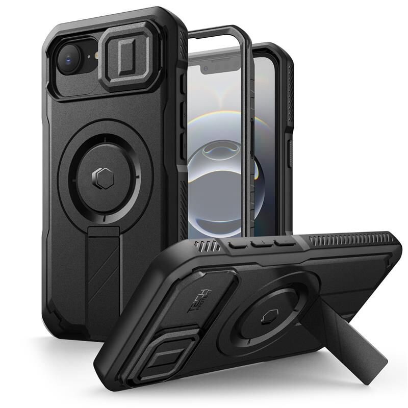 Etui TECH-PROTECT Kevlar MagSafe do Apple iPhone 16e/17e Czarny