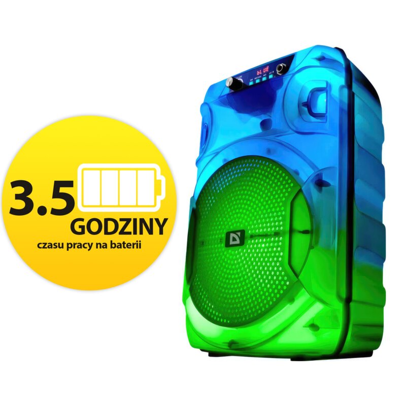 Power audio DEFENDER Boomber 12 Czarny