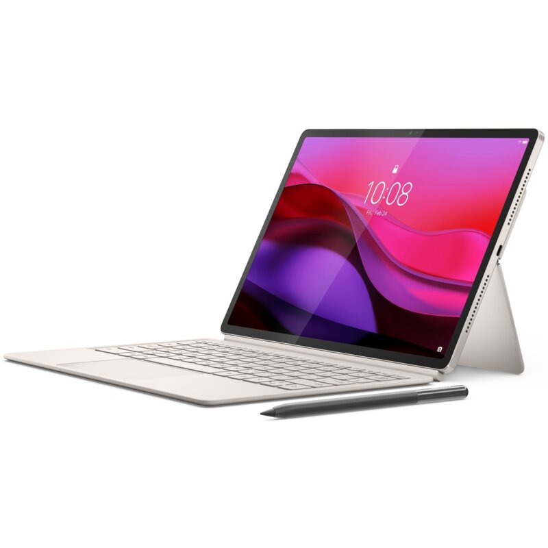 Tablet LENOVO Yoga Tab Plus TB520FU 12.7" 16/256 GB Wi-Fi Beżowy + Rysik + Klawiatura