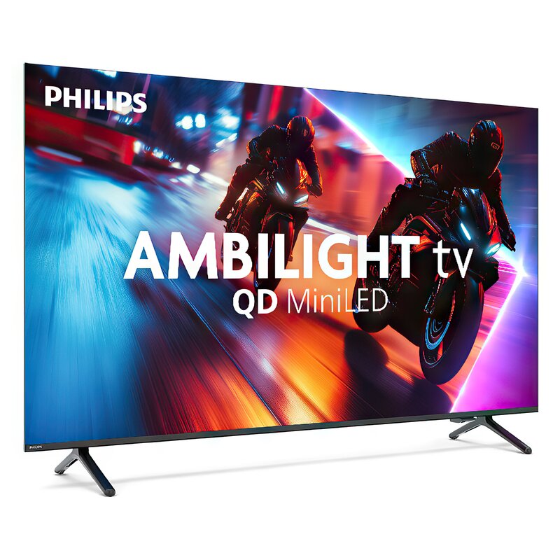 Telewizor PHILIPS 85MLED910 85" QD-Mini LED 4K 144 Hz VRR 4K Titan OS Ambilight x3 Dolby Atmos Dolby HDMI 2.1