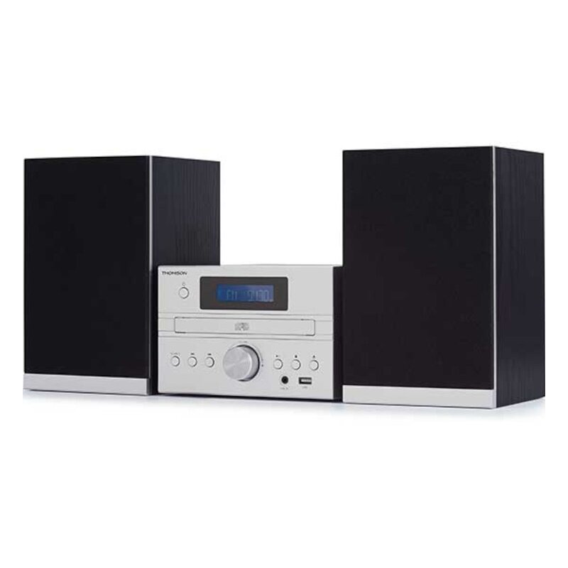 Thomson Mini Bluetooth Bass Boost CD DAB+ 50W Srebrna