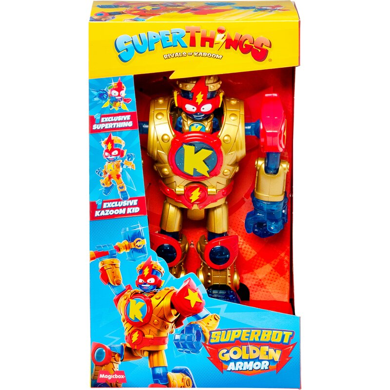 Zestaw figurek SUPERTHINGS Kazoom Power Superbot Golden Armor PSTSP116IN90
