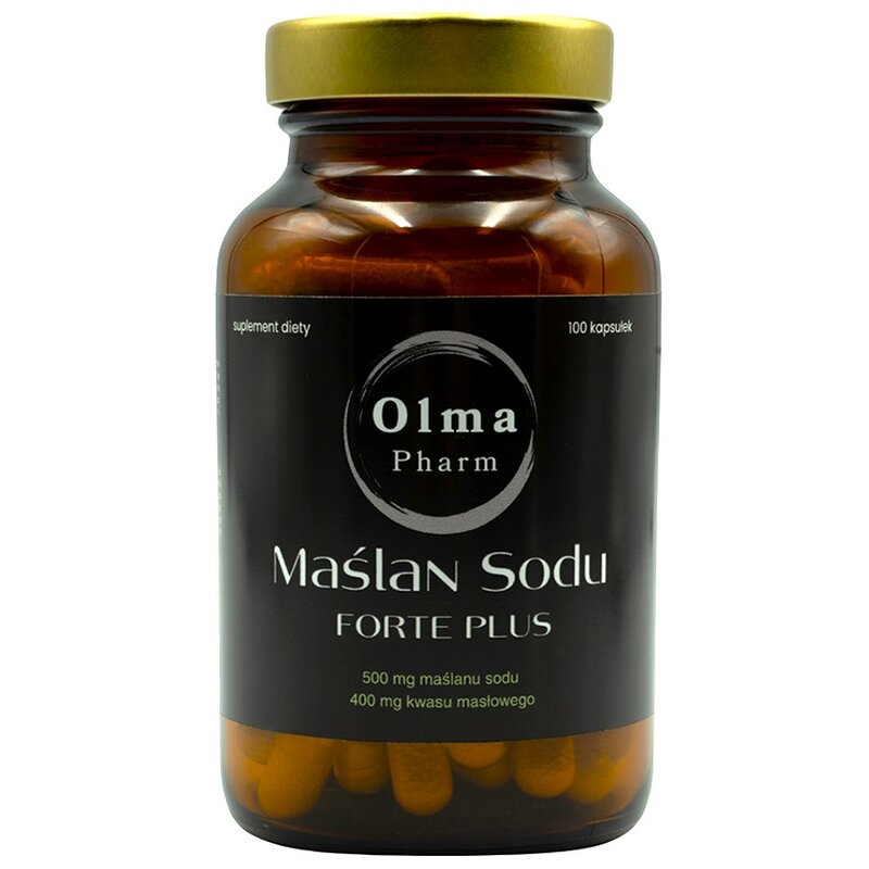 Suplement na trawienie OLMA PHARM Maślan Sodu Forte Plus (100 kapsułek)