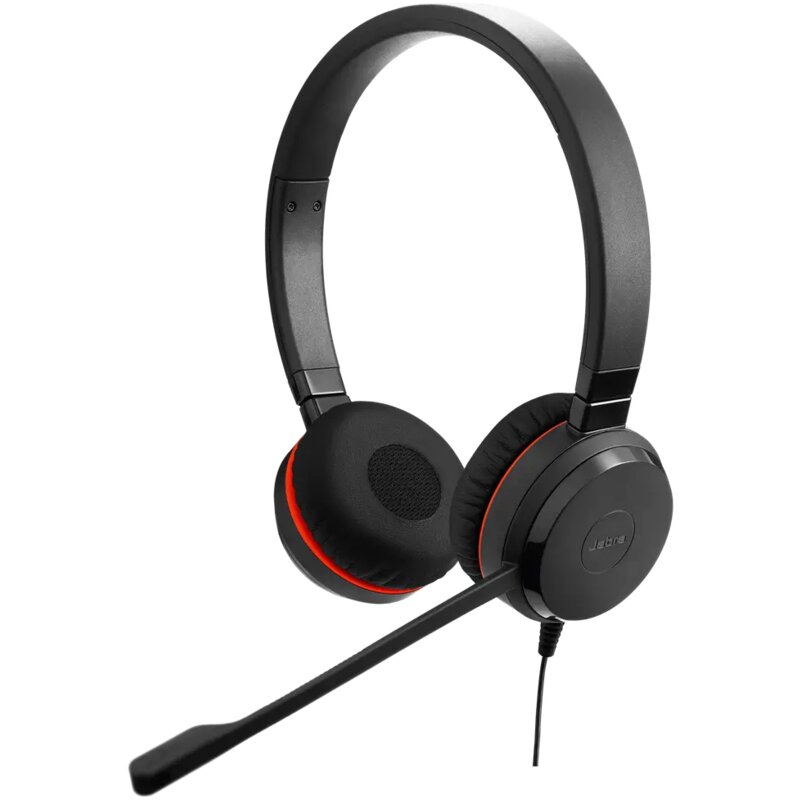 Słuchawki nauszne JABRA Evolve2 30 MS Stereo Czarny