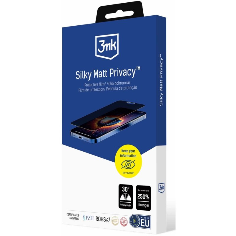 3mk Silky Matt Privacy do Apple iPhone 17 Pro Max