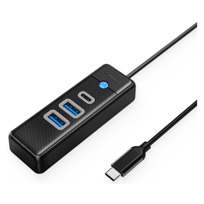 Hub ORICO PWC2U-C3-015-BK-EP-HU USB Typu C 3.2 Gen. 1, Pasywny