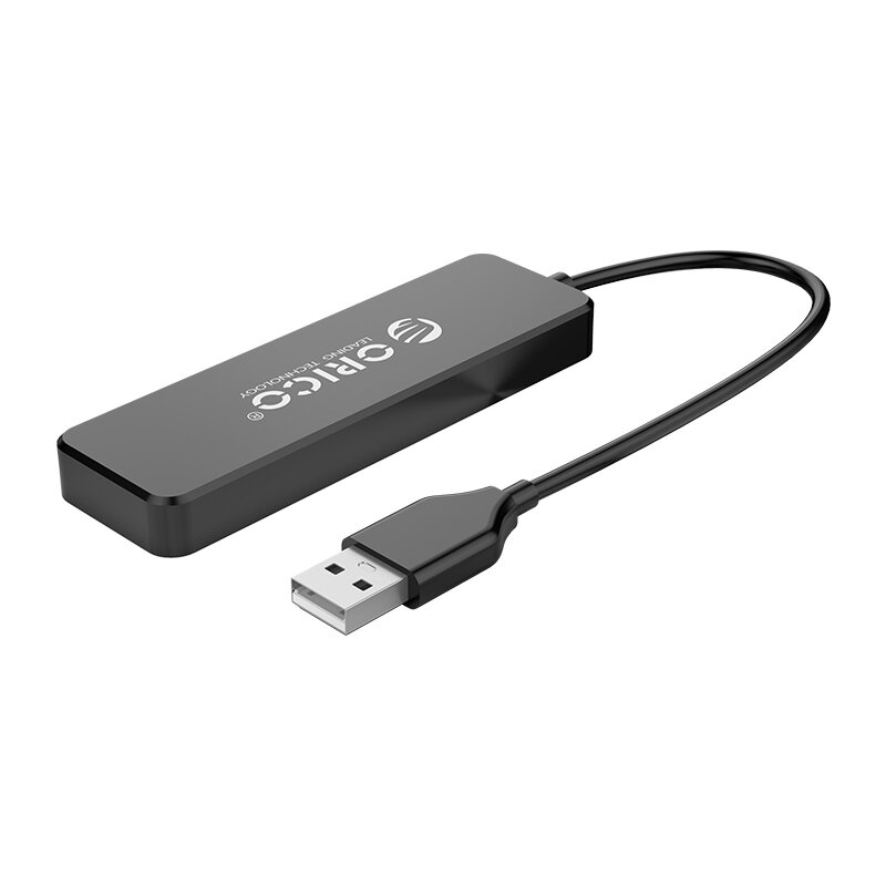 Orico USB-A - 4x USB-A 2.0 - czarny