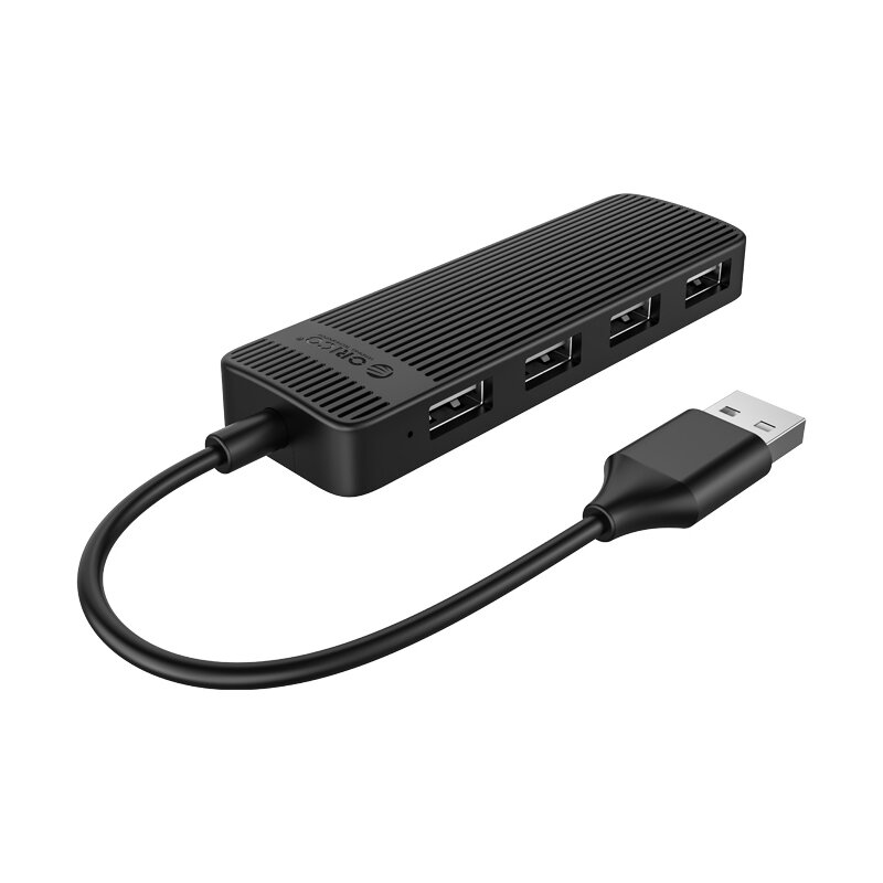 Orico USB-A - 4x USB-A 2.0 - czarny