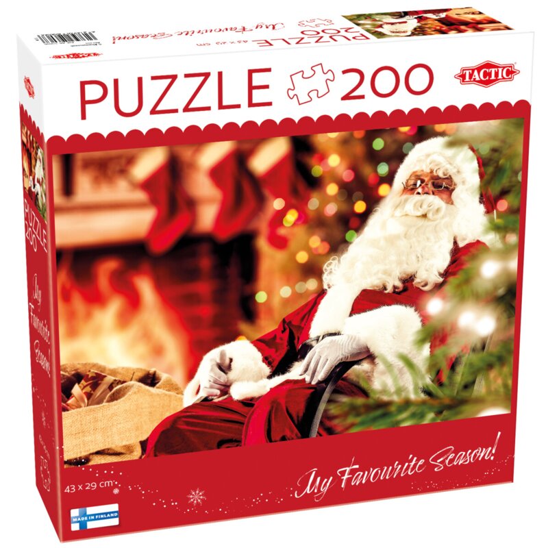 Puzzle TACTIC Christmas stockings 60860 (200 elementów)