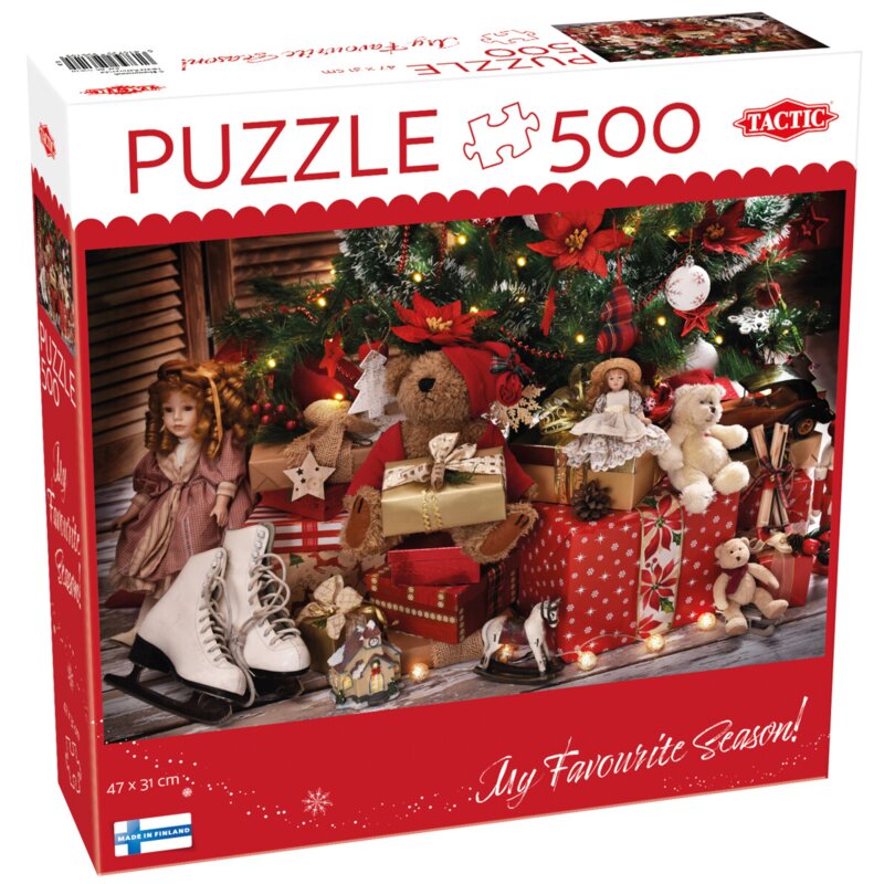 Puzzle TACTIC Lovers Christmas Presents and toys 60859 (500 elementów)