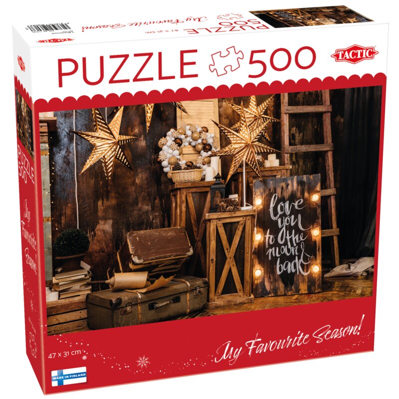 Puzzle TACTIC Lovers Christmas decorations 60858 (200 elementów)
