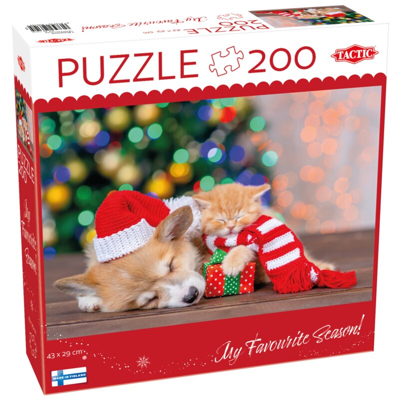 Puzzle TACTIC Lovers Paws and presents 60861 (200 elementów)