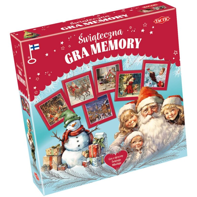 Gra logiczna TACTIC Świąteczna Memory 60885