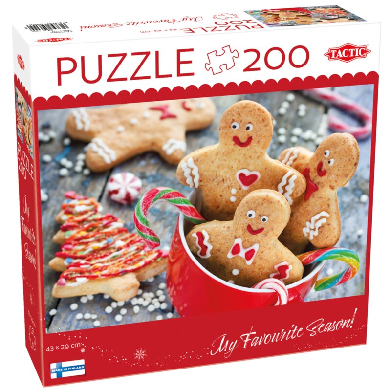Puzzle TACTIC Lovers Gingerbread Cuties 60864 (200 elementów)