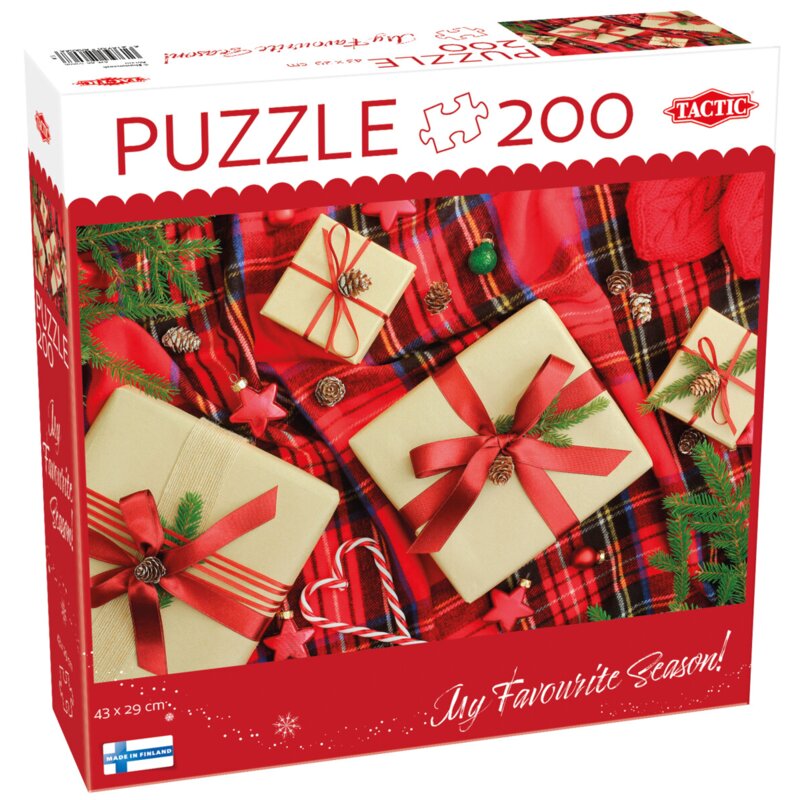 Puzzle TACTIC Christmas presents 60862 (200 elementów)