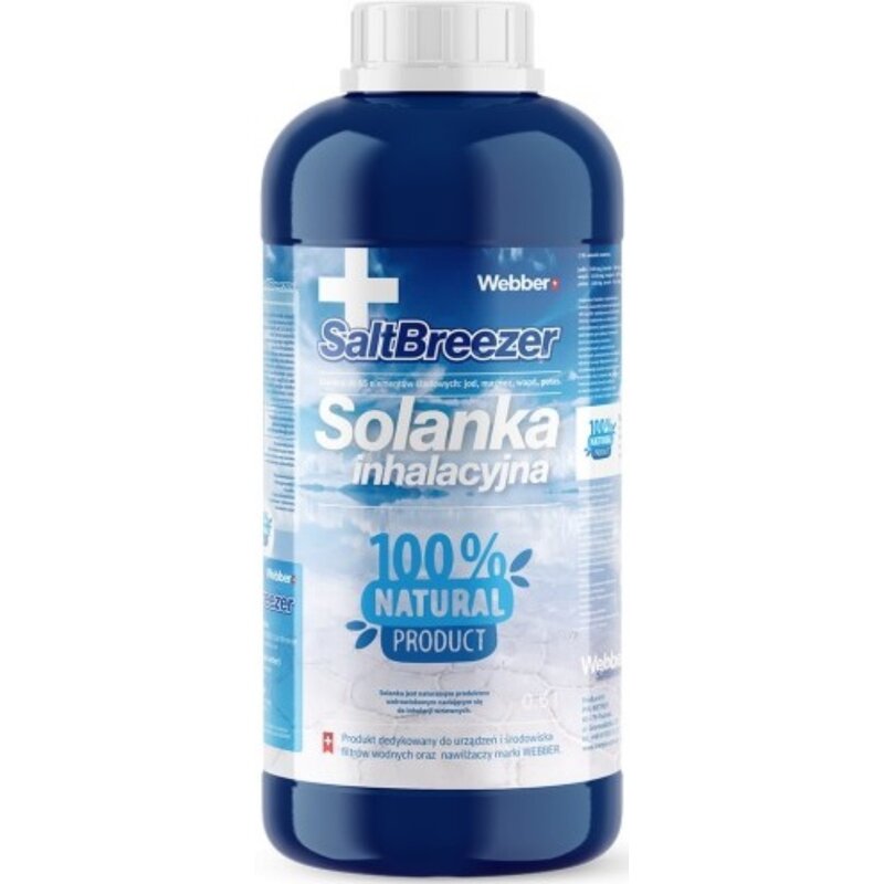 Solanka inhalacyjna WEBBER Salt Breezer Naturalna 1 L