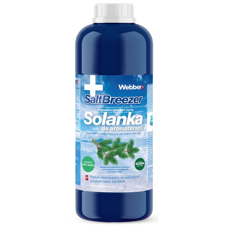 Solanka inhalacyjna WEBBER Salt Breezer Sosna 0.5 L