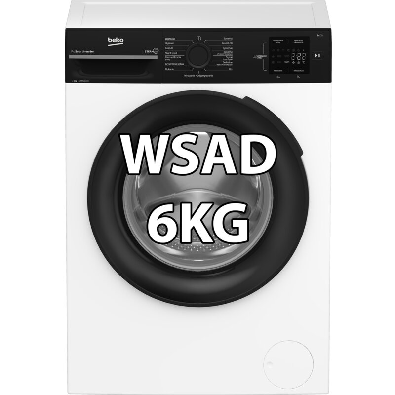 Pralka BEKO b100 BM1WFU36225WBPB Slim 6kg 1200obr SteamCure ColdWash Higiena+ Inverter