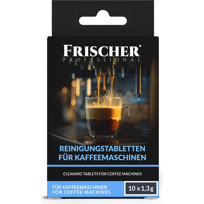 Tabletki czyszczące do ekspresu FRISCHER Professional 1.3 g (10 sztuk)