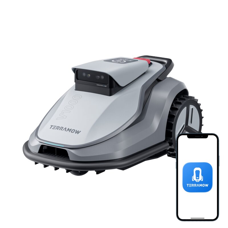 Robot koszący TERRAMOW V1000 Bez przewodu ograniczającego Bluetooth/Wi-Fi 1200 m2