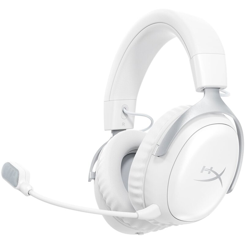 Słuchawki HYPERX Cloud III S Wireless, Nauszne, Dźwięk przestrzenny Biały