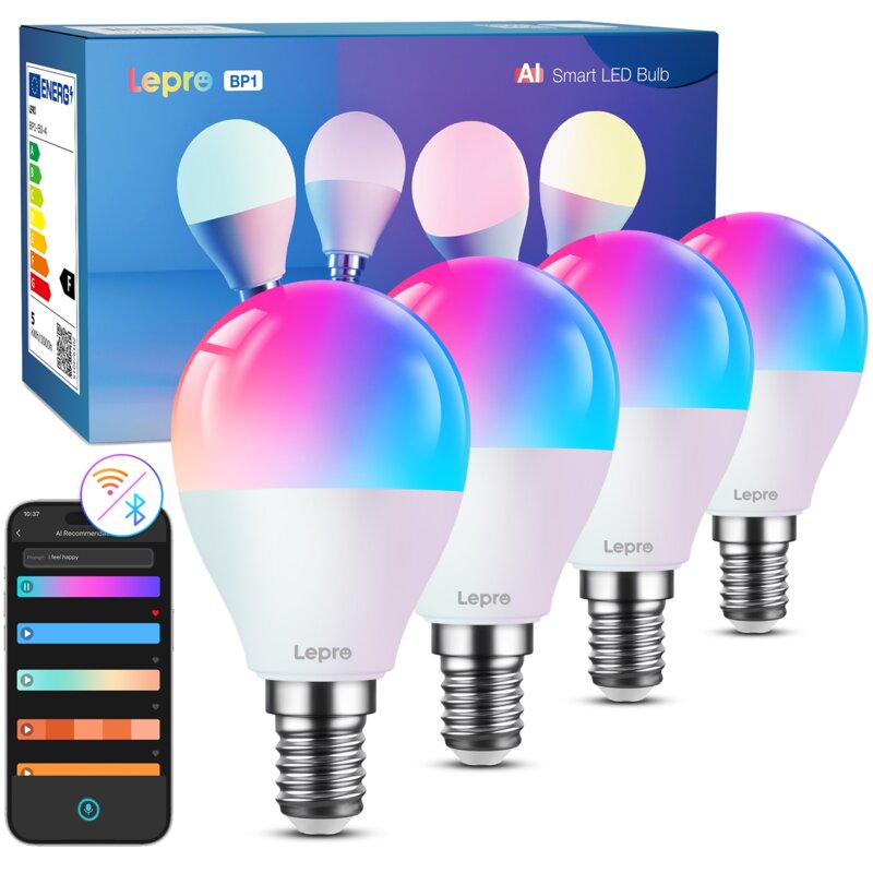 Inteligentna żarówka LEPRO BP1 AI Smart Bulb 4.9 W E14 (4 szt.)