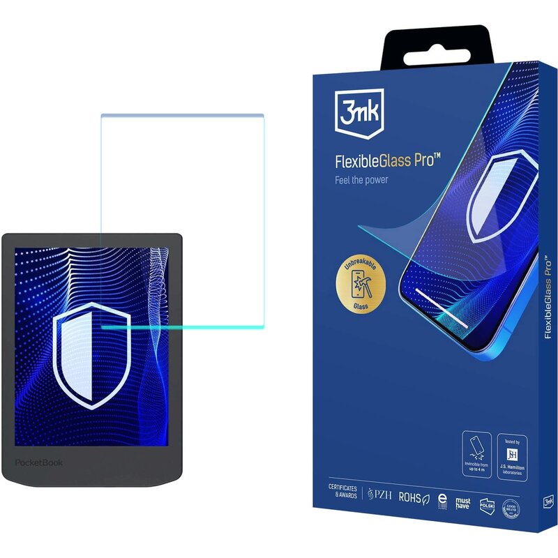 Szkło hybrydowe 3MK FlexibleGlass Pro do PocketBook Verse Lite 619