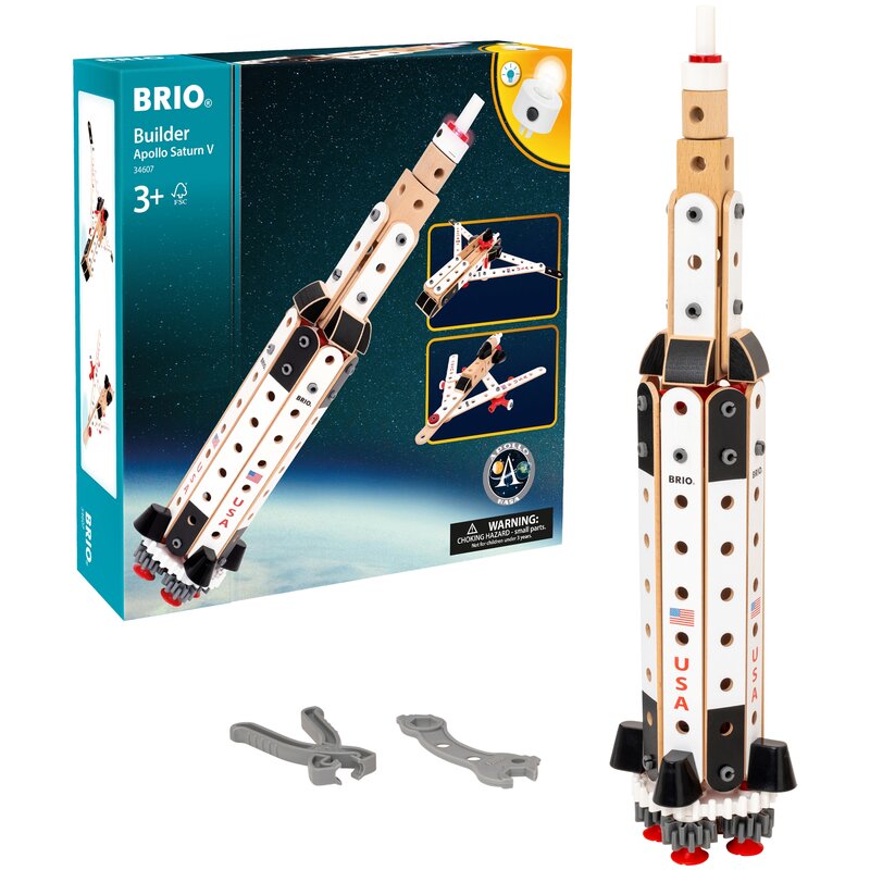 Klocki drewniane BRIO Rakieta Apollo 63460700