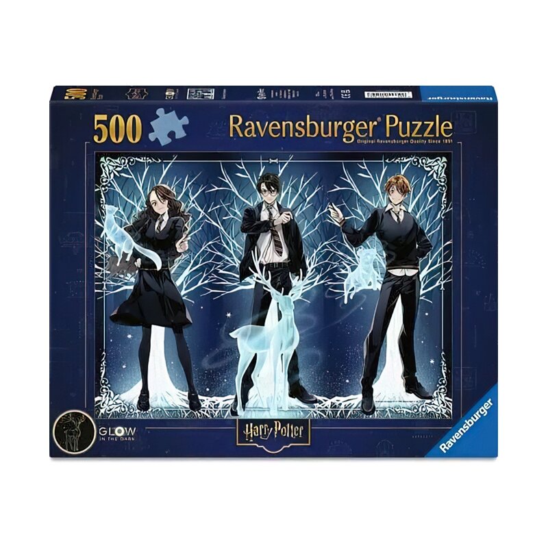 Puzzle RAVENSBURGER Harry Potter Świecące w ciemności 12001509 (500 elementów)