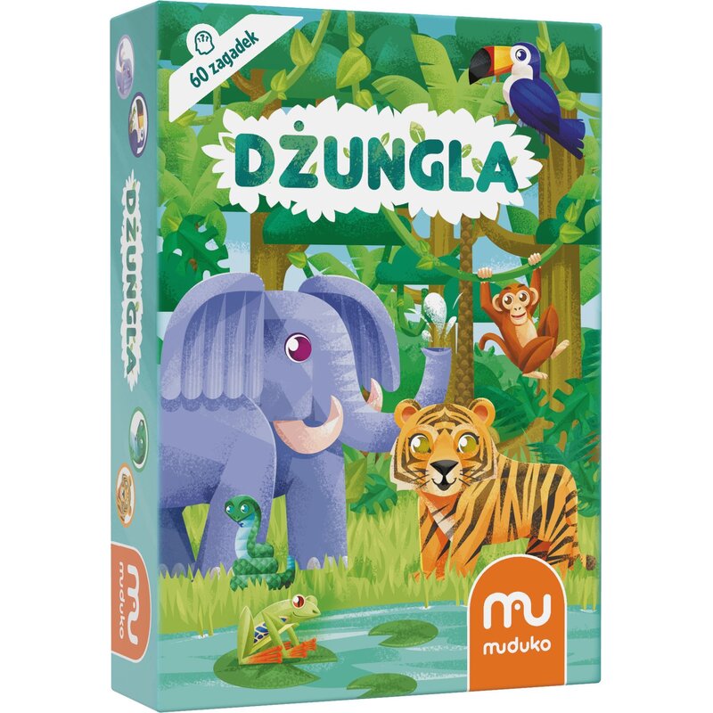 Gra logiczna MUDUKO Dżungla 60 zagadek