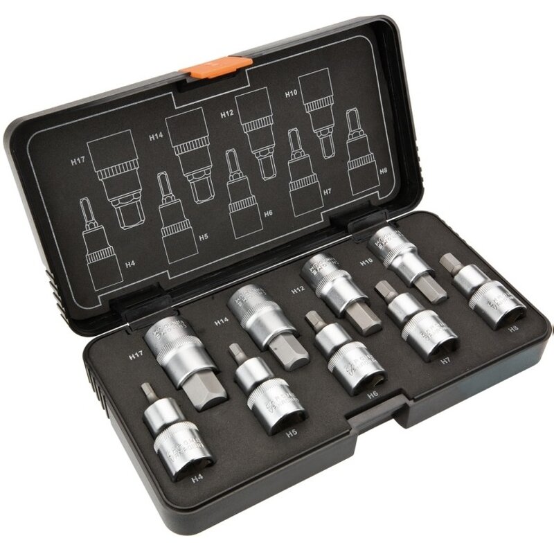 Zestaw nasadek sześciokątne NEO TOOLS 08-705 (9 elementów)