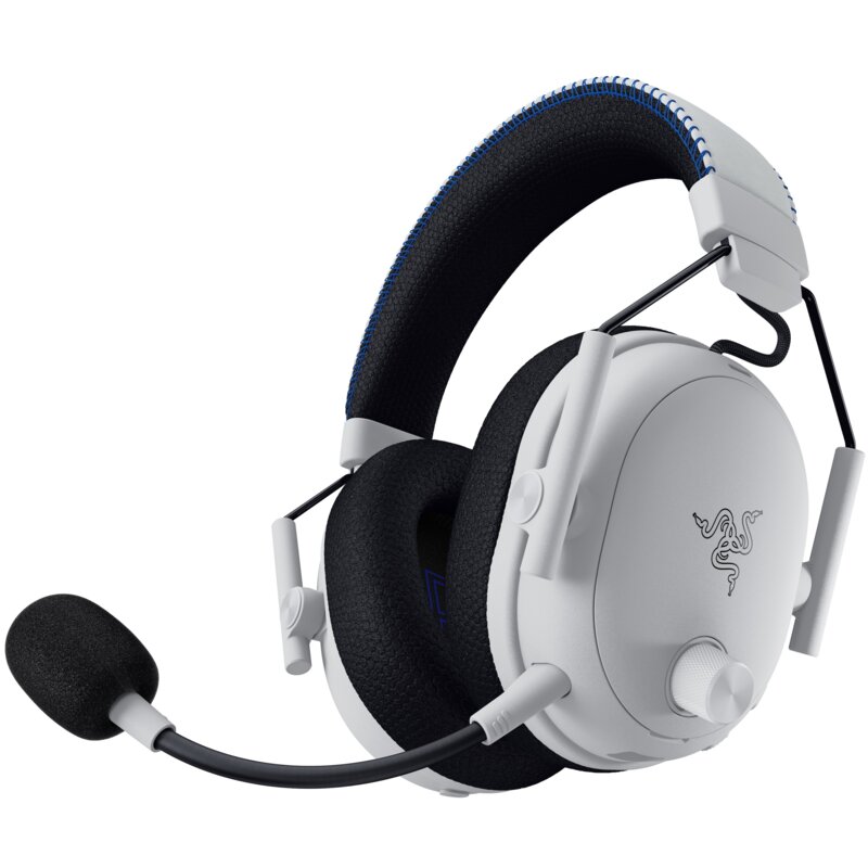 Słuchawki RAZER BlackShark V3 Pro for Playstation Bezprzewodowe, Nauszne, ANC, Dźwięk przestrzenny Biały