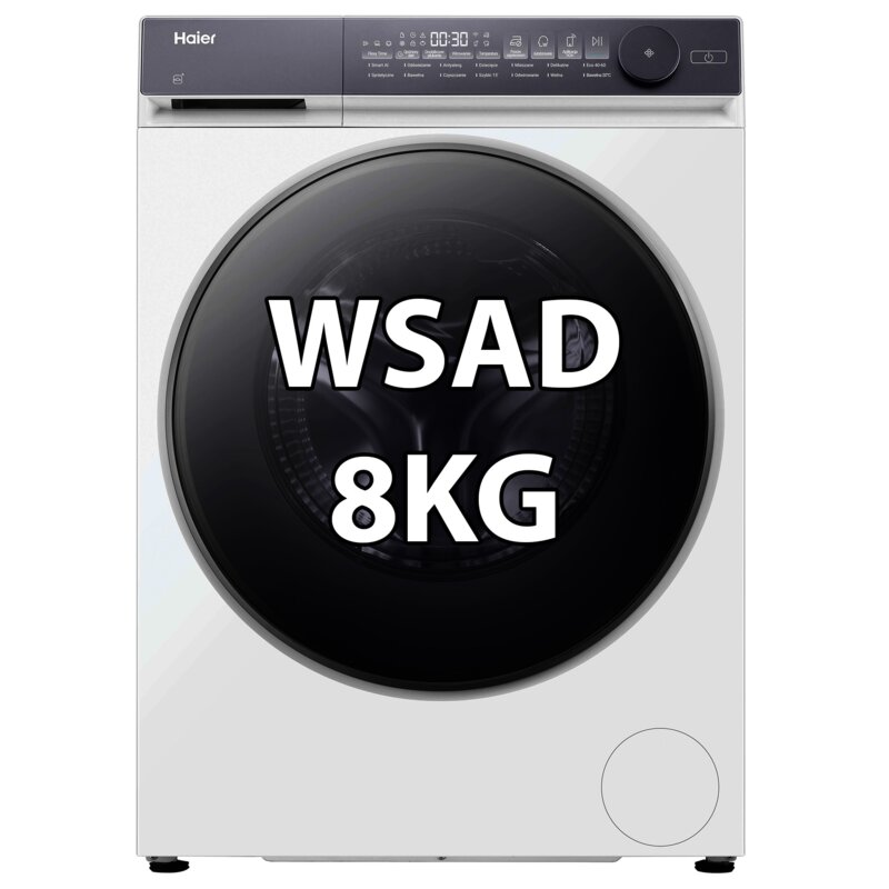Pralka HAIER X7 HW80-BD14MEPTU1 8kg Slim 45.2cm 1400obr AI Smart Sterowanie smartfonem