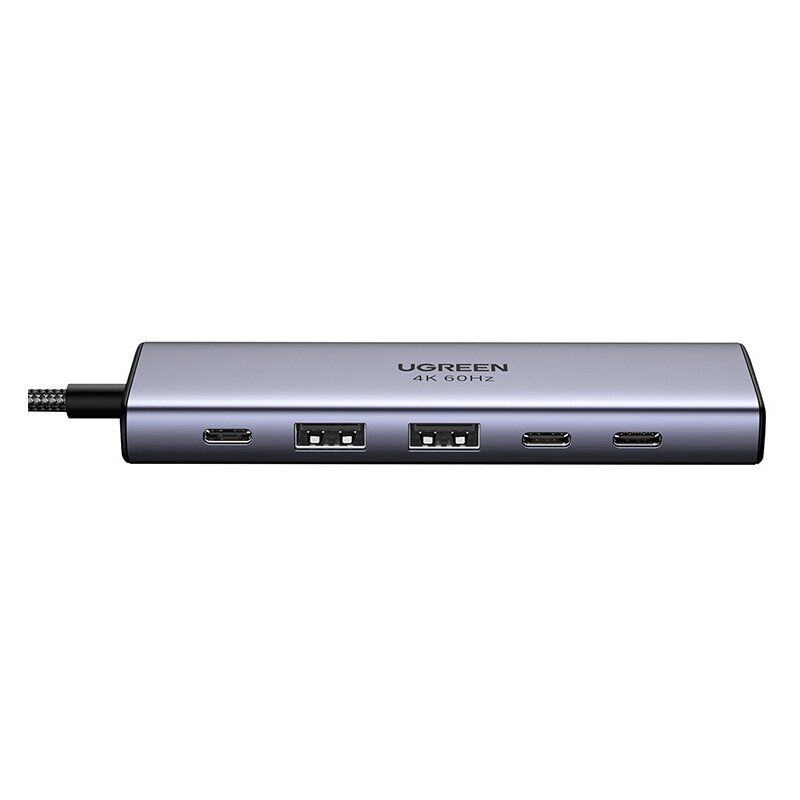 UGREEN CM511 HDMI 4K 60Hz 2x USB 3.2 2x USB-C 3.2 PD Szary