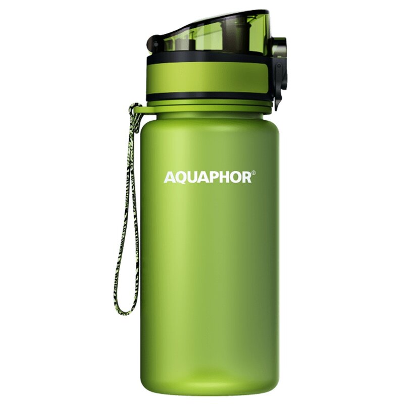 Butelka filtrująca AQUAPHOR City 350 ml Zielony