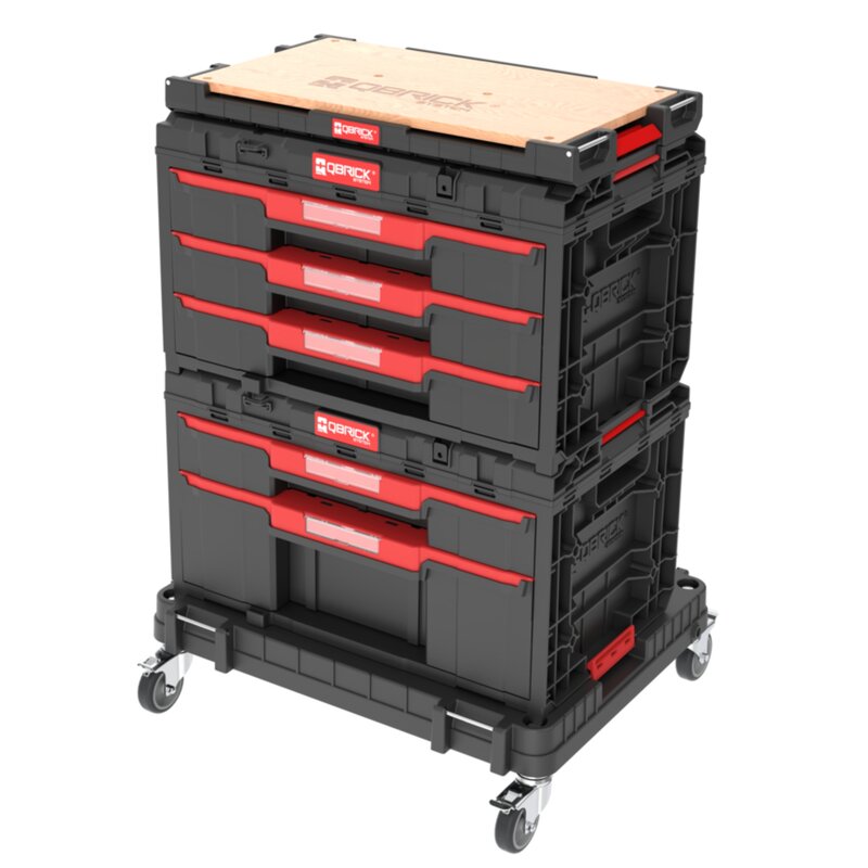 Zestaw skrzynek narzędziowych QBRICK System One Drawer Workshop Set 4