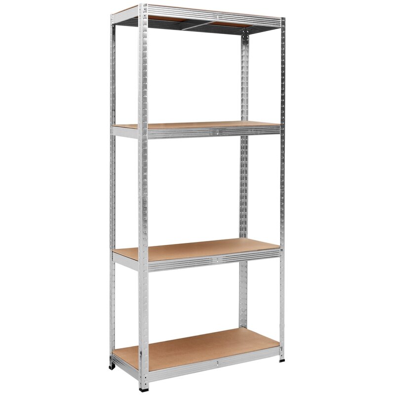 Regał magazynowy GOCKOWIAK 174 x 80 x 40 cm Srebrny