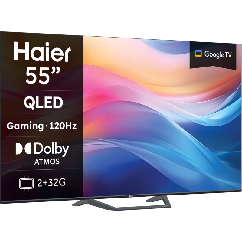 Telewizor HAIER H55S80FUX 55" QLED 4K DLG-120Hz Google TV HDMI 2.1