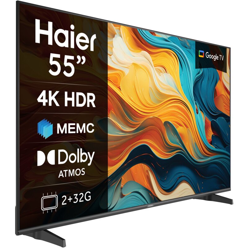 Telewizor HAIER H55K85FUX 55" LED 4K Google TV