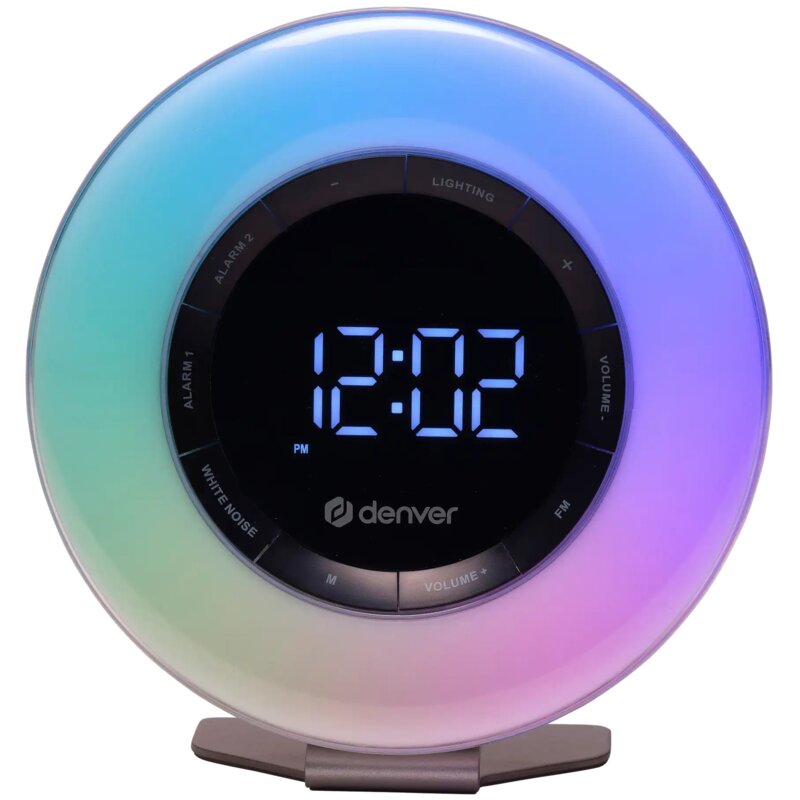 Denver Radiobudzik Denver CRL-342 z budzeniem światłem i dźwiękami