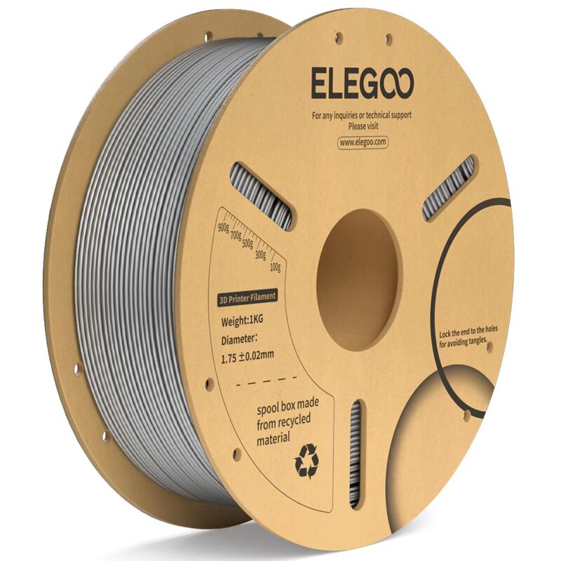 Elegoo PLA+ 1,75mm Gwiezdna Szarość