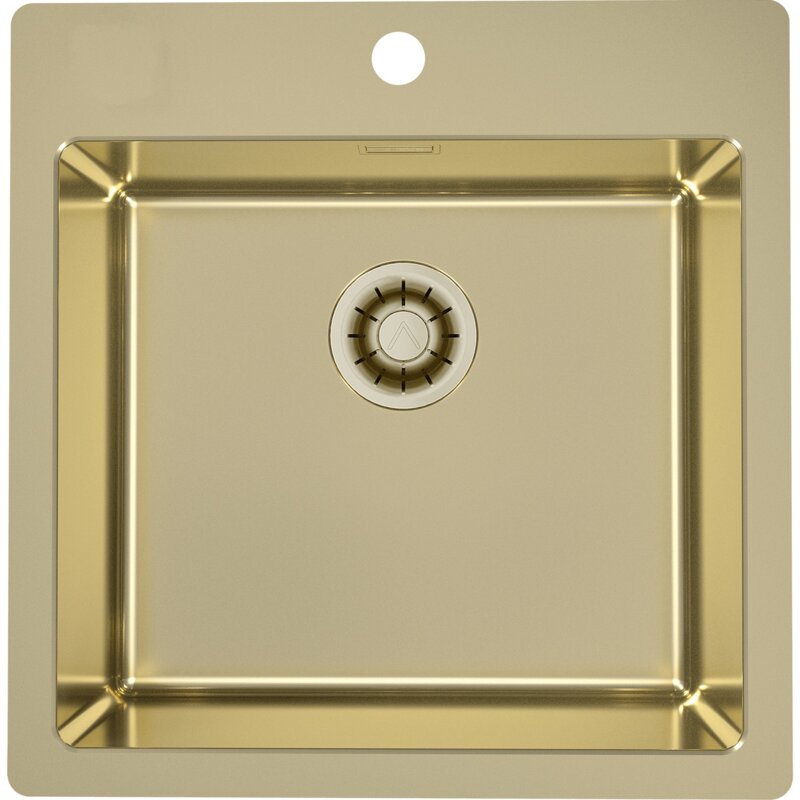 Zlewozmywak jednokomorowy ALVEUS Pure 30 1149626 Złoty 52.5x51.5