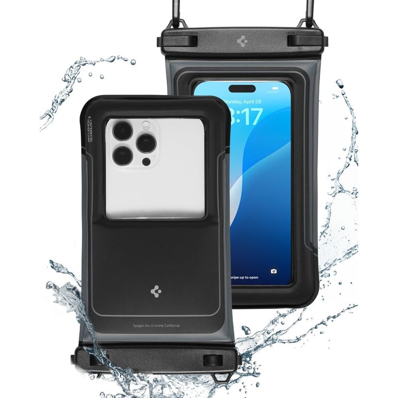 Etui wodoodporne SPIGEN A611P Czarny (2 szt.)