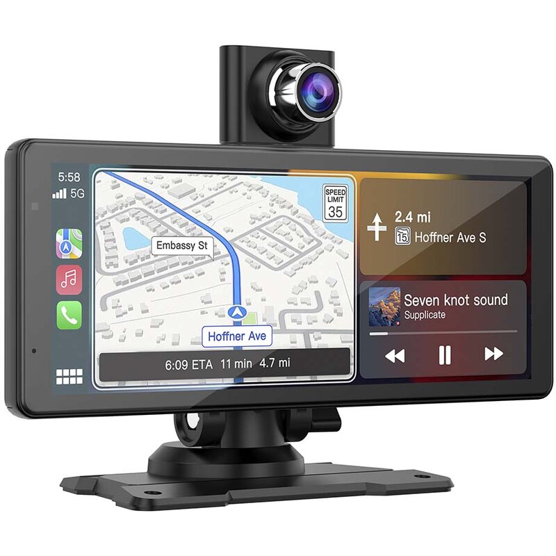 Samochodowy tablet multimedialny NEXADIO CC250 CarPlay Android DVR + Kamera tył