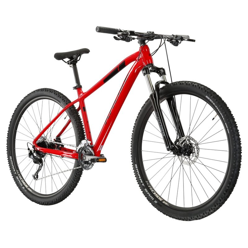 Rower górski MTB KROSS Level 1.0 M17 29 cali męski Czarno-czerwony