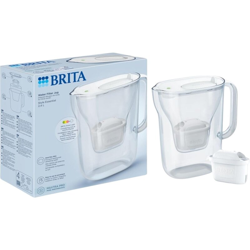 Dzbanek filtrujący BRITA Style Essential Biały + Wkład Maxtra Pro Pure Performance