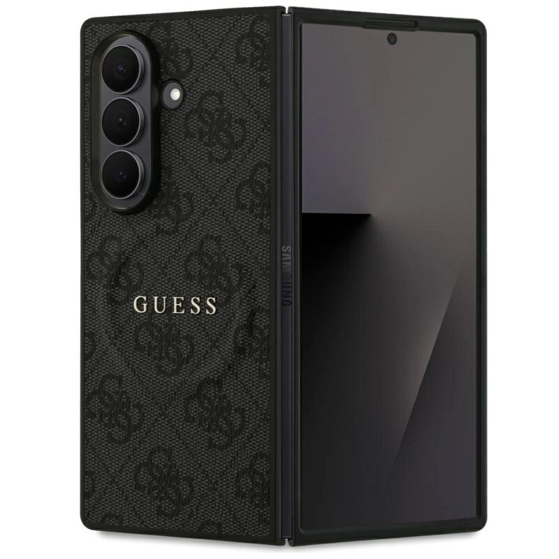 Etui GUESS 4G Classic MagSafe do Samsung Galaxy Z Fold 7 Czarny